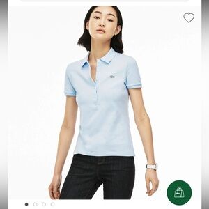 Lacoste Slim Fit Blue Polo Size 4 / 42